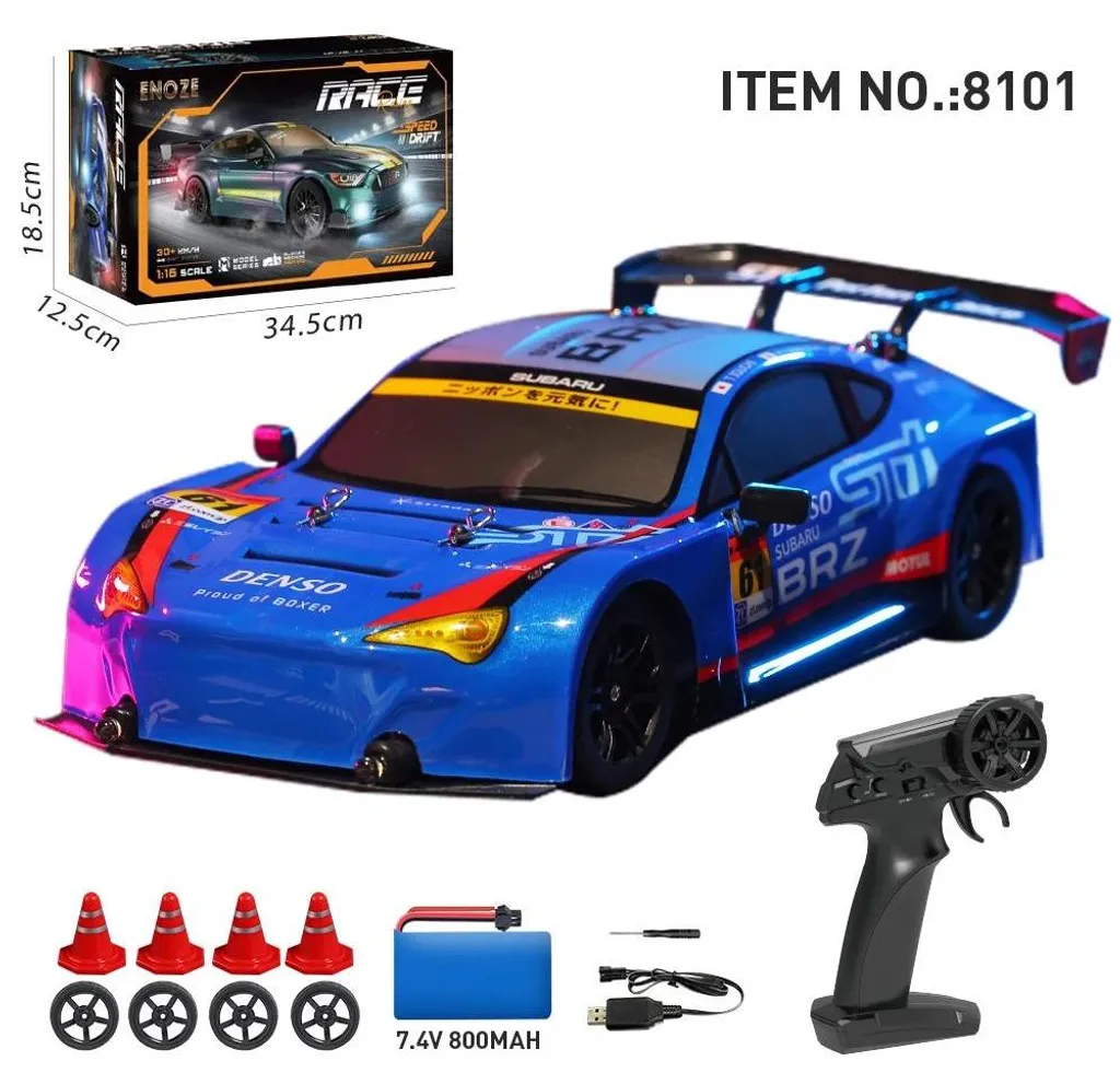 Monster Truck RC 30 km/h - Autonomie 25 min - Voiture 4WD Échelle 1:16