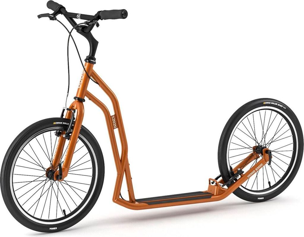 Tretroller Yedoo Steel S2016 Dogscooter Scooter Roller Cityscooter orange