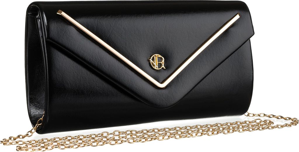 Elegante Damenhandtasche Clutch Schwarz R-XS015-8665