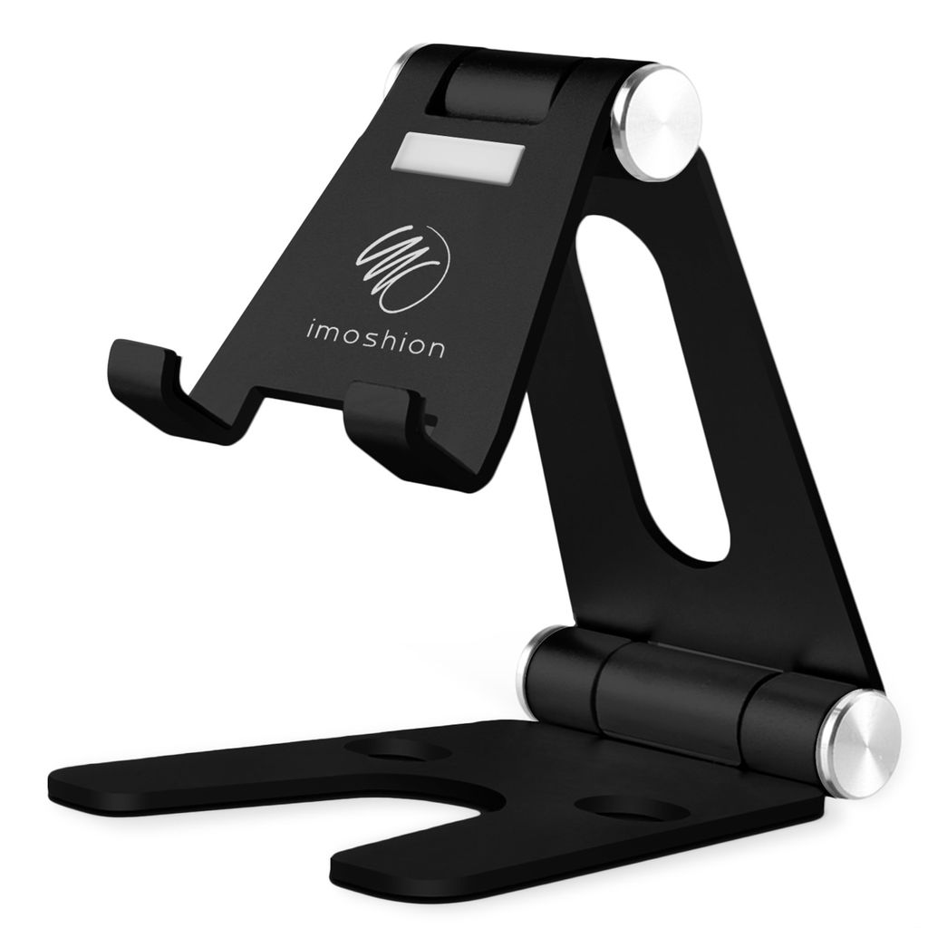 360°-Handyhalter Für Schreibtisch – Faltbar, Verstellbar, Aus Metall, Für Smartphones & Tablets Bis 8 Zoll
