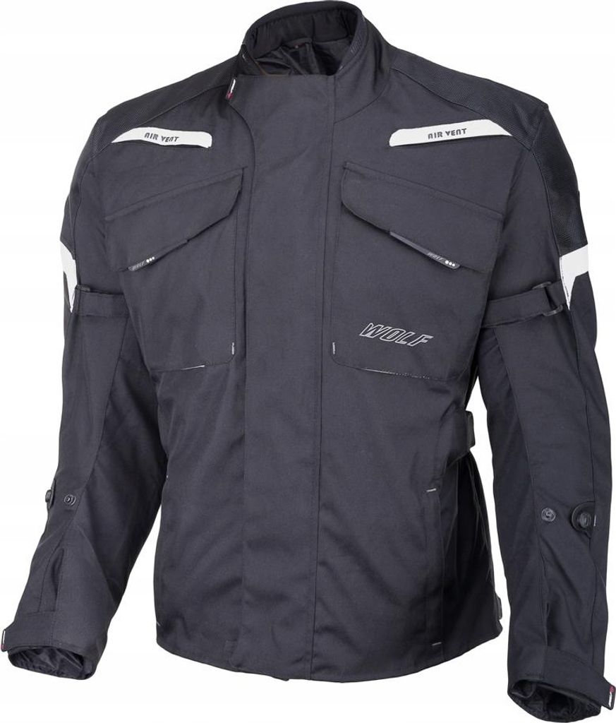 Wolf Durable Tourist Motorradjacke Explorer Schwarz S