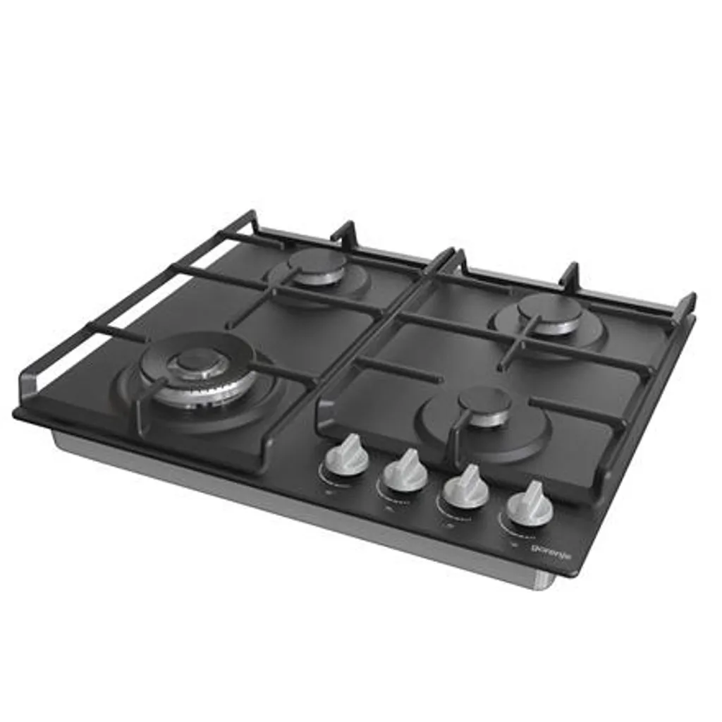 Plaque de cuisson gaz 4 feux Gorenje GW641EXB en acier inoxydable