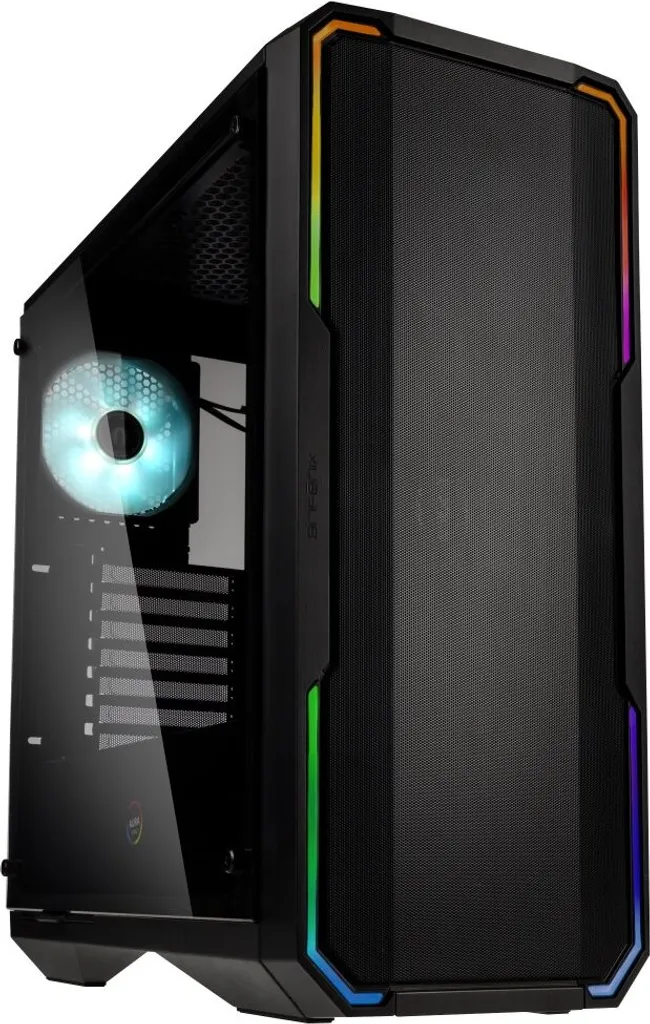 Boîtier PC Gaming ATX BitFenix Enso Mesh Noir avec Éclairage ARGB Direct