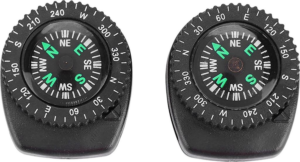 Slide Compass, intelligente 2pcs tragbare Abtriebsuhr -Band -Slip für Outdoor Survival Kits Campingboot