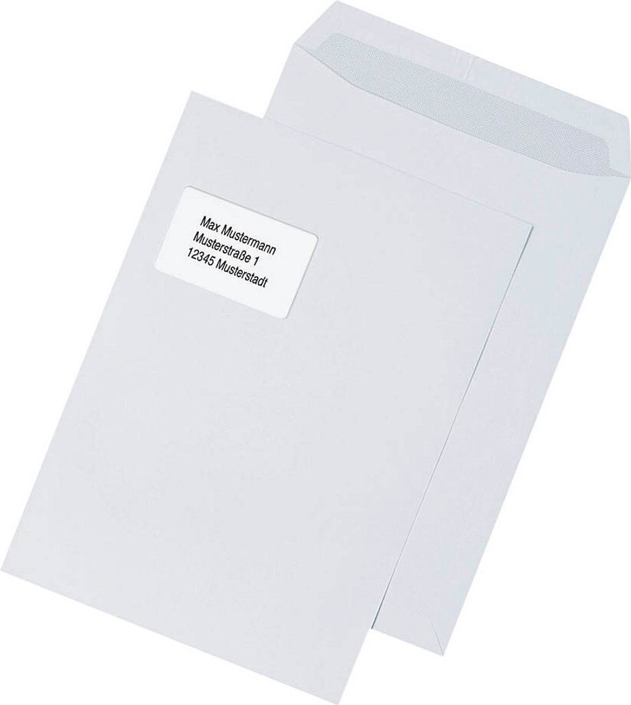 Pochettes d'expédition MAILmedia DIN C4 avec fenêtre blanc Image du produit 