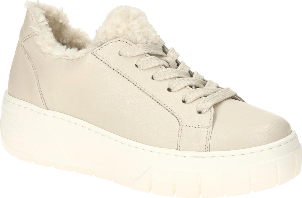Gabor 73.221 Damenschuhe - sportliche Schnür- Halbschuhe beige Freizeit NEU