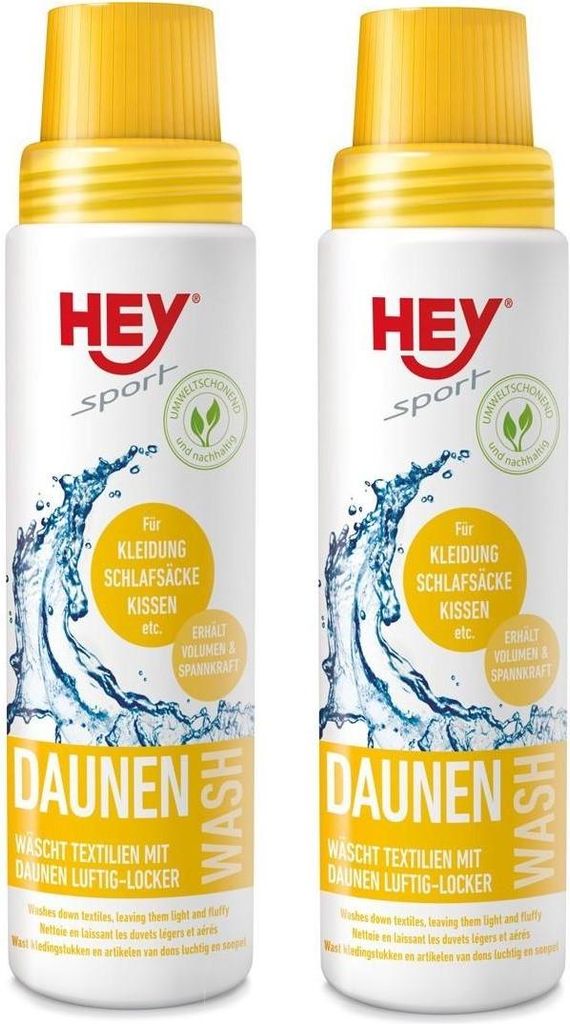 HEY SPORT Daunen Wash sanfte Pflege Down Textilien schützt Produktbild 