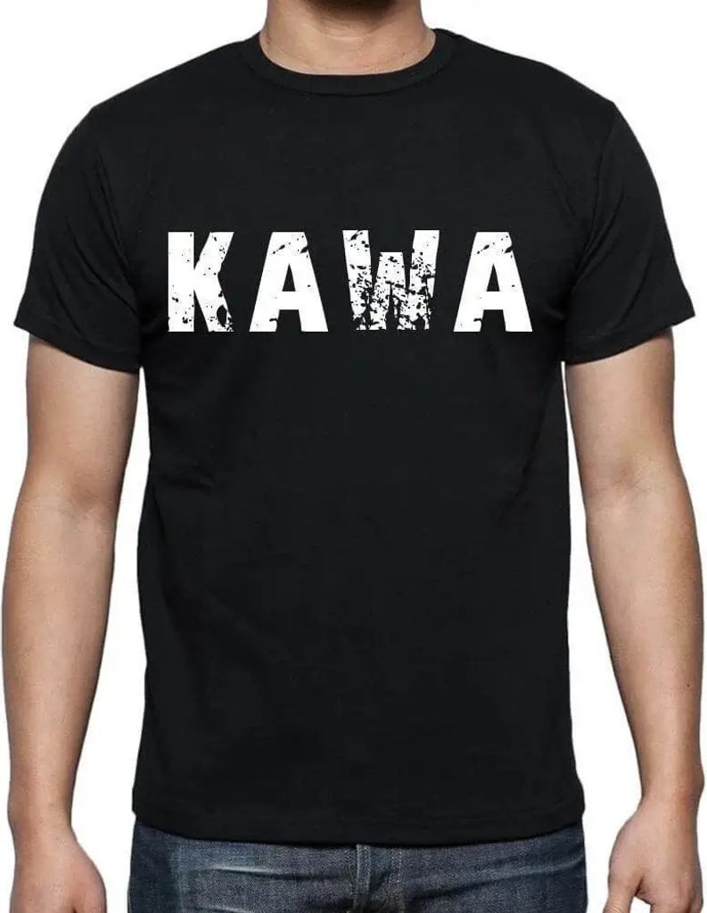 Herren Grafik T-Shirt Kawa Öko-Verantwortlich Vintage Jahrgang Kurzarm Lustige Druck Geburtstag Geschenk Mann