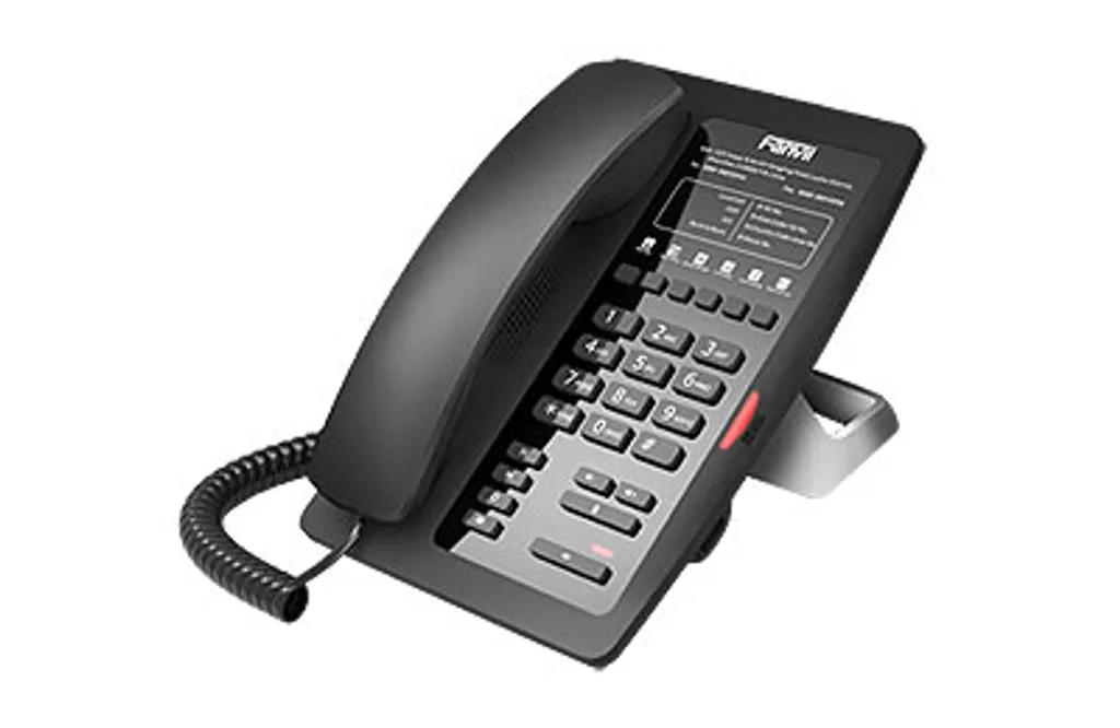 Telefono IP Hotel Fanvil H3 Nero - No-Nonsense VoIP per Strutture