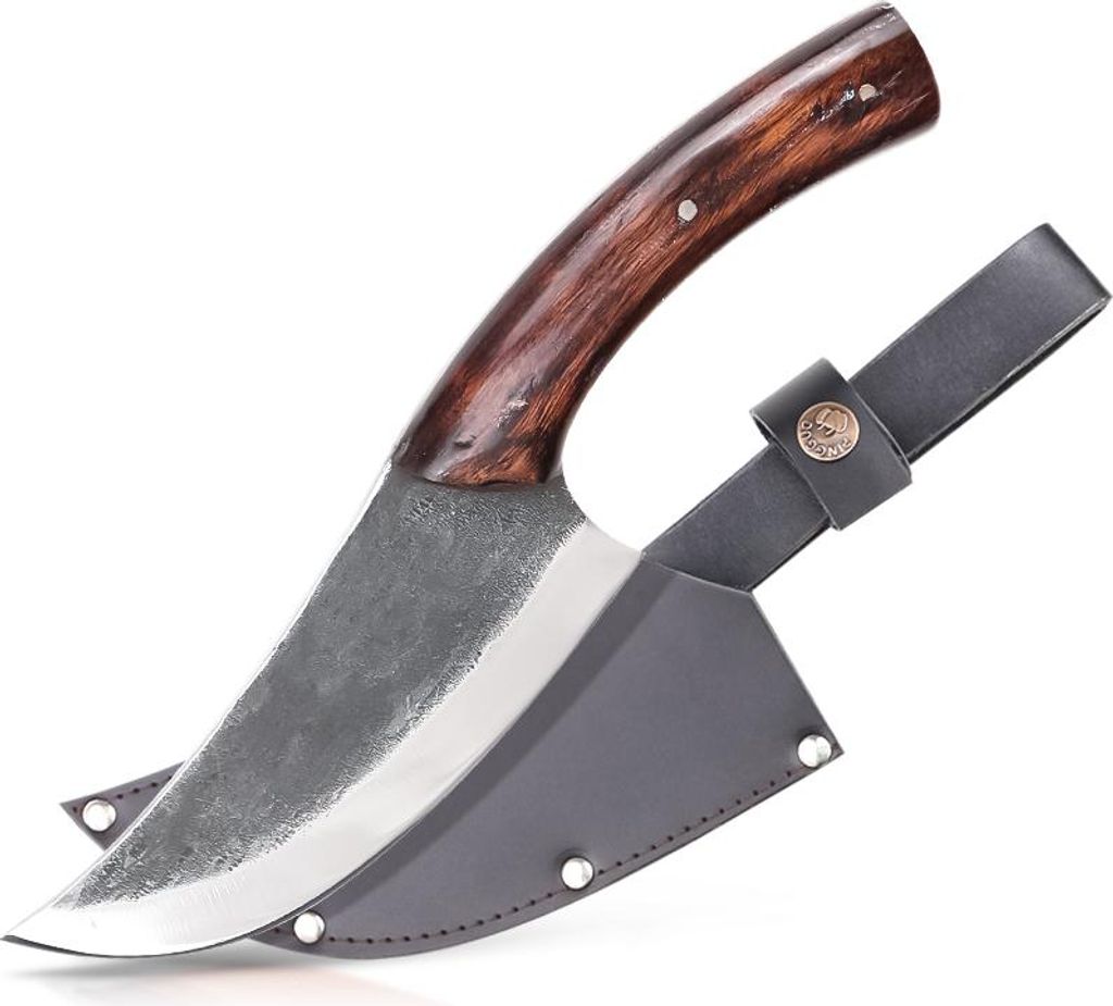 Usbekischer Messer – Pchak, 27 cm Schienenstahl Kochmesser Handarbeit Küchenmesser