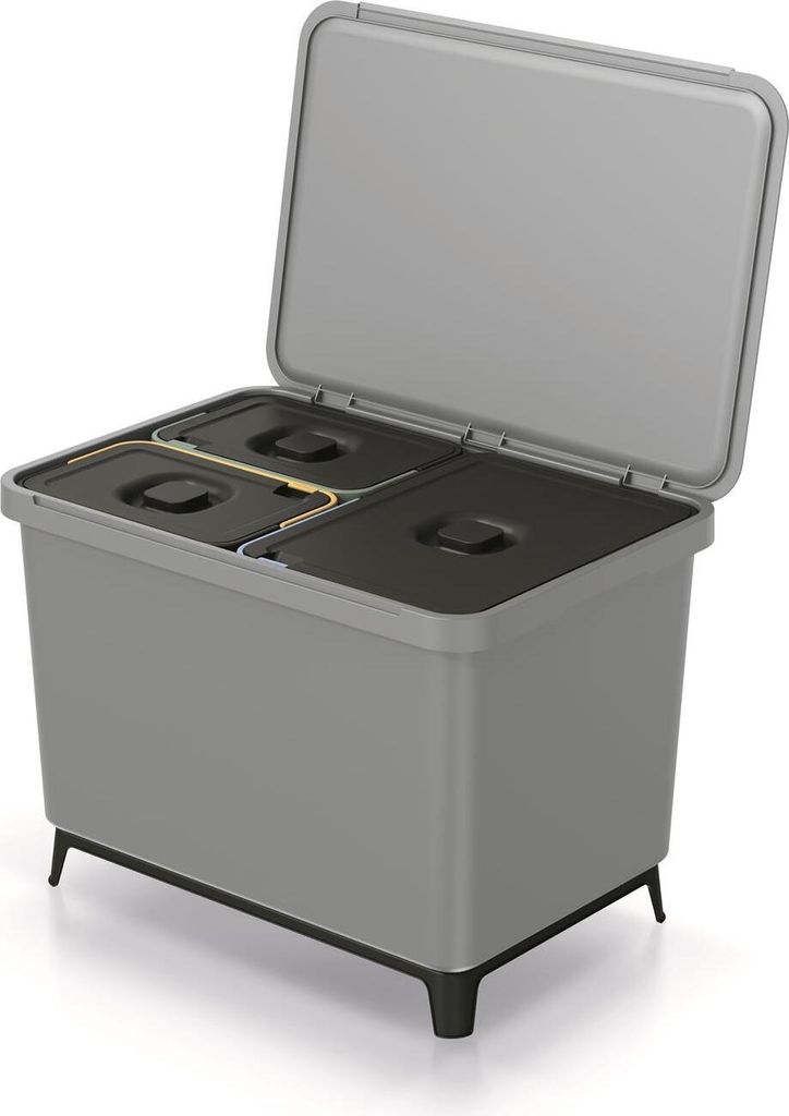 Mülleimer SYSTEMA - smooth grau