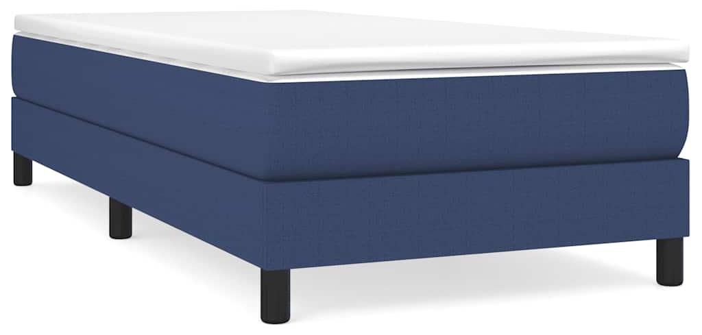 vidaXL Boxspringbettgestell Blau 80x200 cm Stoff Produktbild 