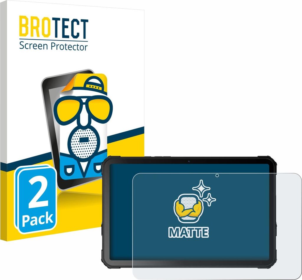 2x BROTECT Schutzfolie für Fossibot DT3 5G Displayschutz Displayschutzfolie Folie Matt Entspiegelungsfolie