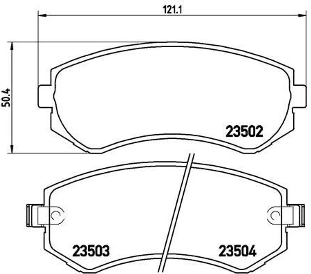 Plaquettes Frein Brembo P 56 039 : Plus de Bruit ni de Vibrations Nissan