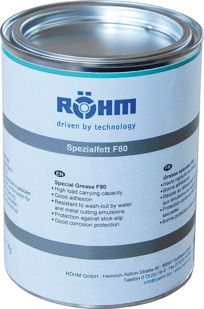 RÖHM Spezialfett Type 1028-B F80 für Drehfutter in Dose