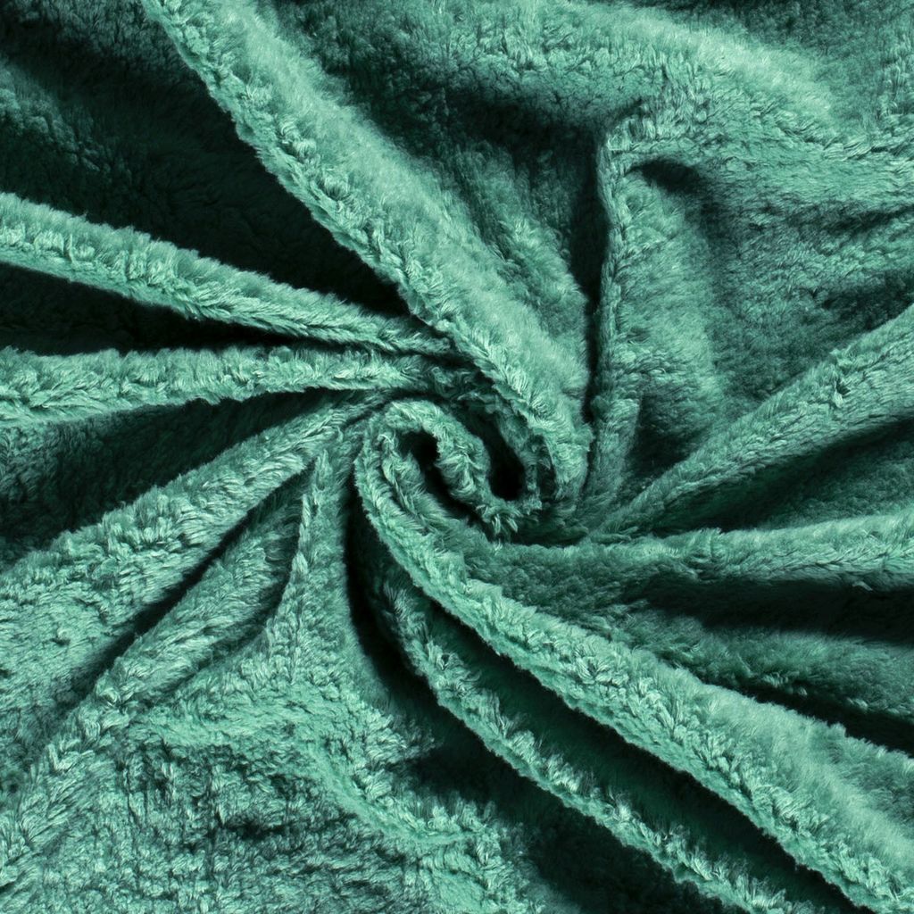 50x150cm Teddystoff Baumwoll-Fleece 100 Teddyplüsch Meterware Farbwahl