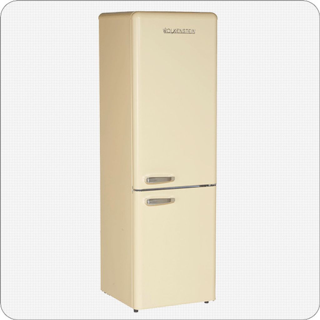 WOLKENSTEIN Kühl-Gefrierkombination Retro Kühlschrank Produktbild