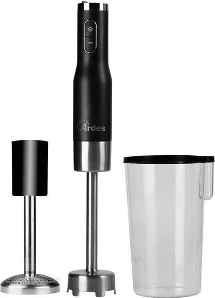 Mixeur plongeant 800W Ardes Tritanium ARMIX03 en acier inoxydable noir