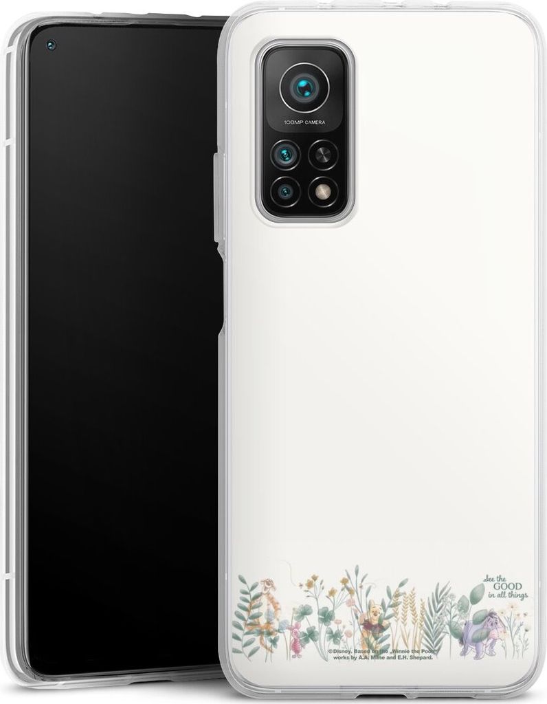 DeinDesign Handyhülle für Xiaomi Mi 10T Pro 5G Silikon Hülle Case Smartphone Schutzhülle Disney Winnie Puuh Eukalyptus