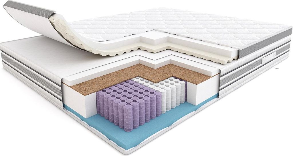 Materac hybrydowy Electro, Hilding 180x200 cm, Lyocell Zdjęcie produktu 