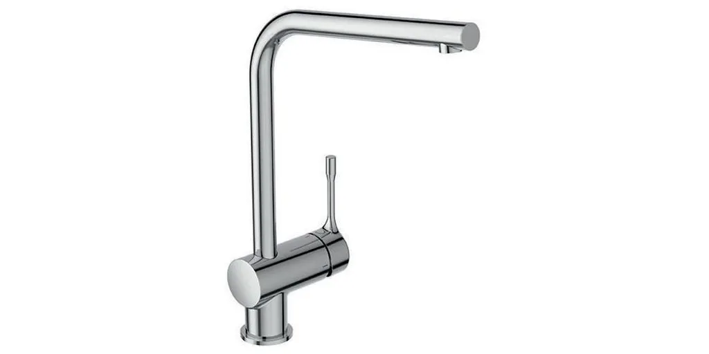 Mitigeur évier Ideal Standard Ceralook BC174AA Chrome avec bec haut tube