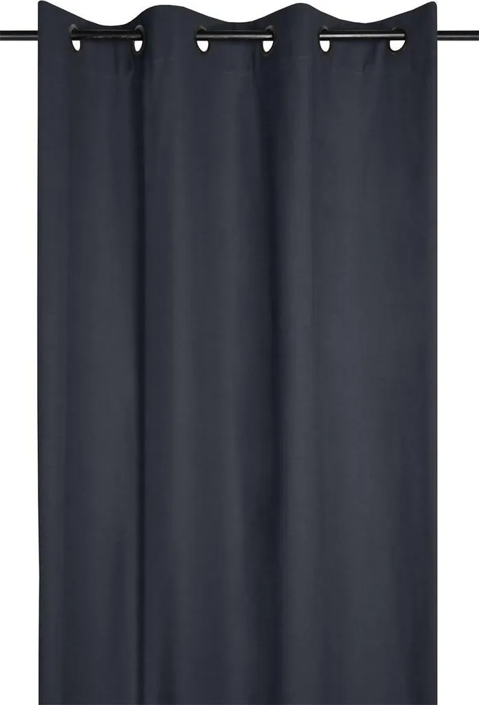 Rideaux à œillets STOF 135x240 anthracite coton pour protéger l'intimité