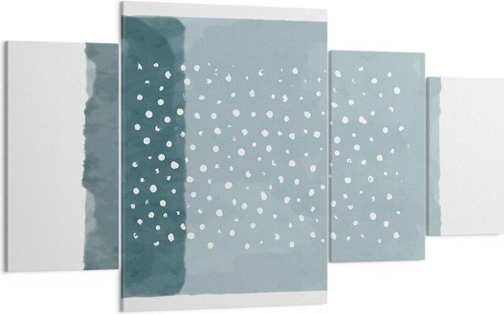 Bild auf Leinwand - Leinwandbild - 4 Teile - Aquarell Produktbild 