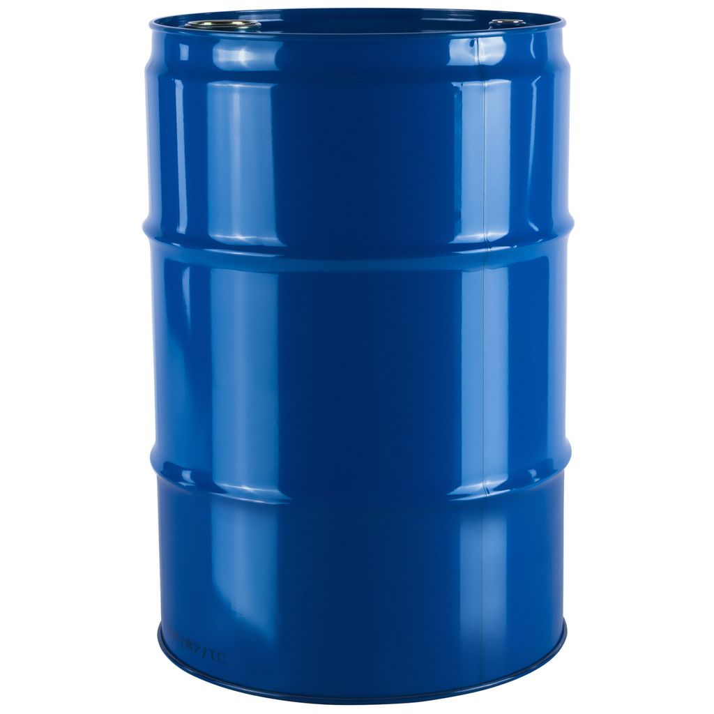 Ocelový kovový sud TH 60L 2 a 3/4 palcové zátky - MODRÝ Obrázek produktu 