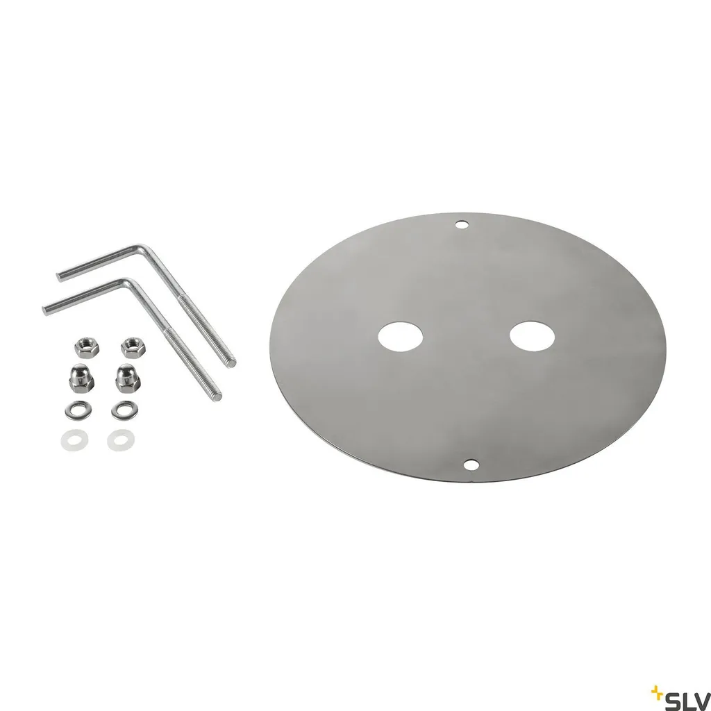 SLV 1001494 ROX ACRYL Borne Extérieure en Béton et Verre Acrylique Gris