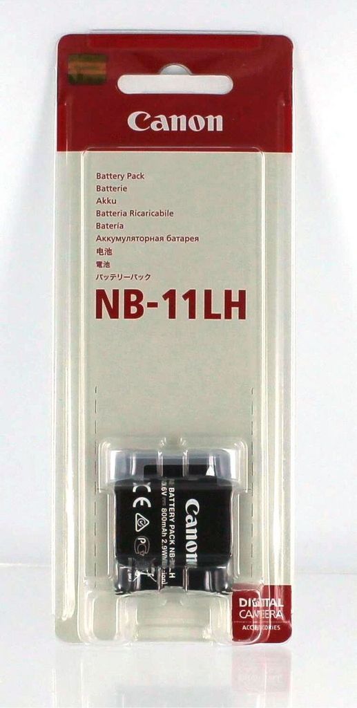 Akku für Canon IXUS 170 Li-Ion 3,6 Volt 800 mAh schwarz. Produktbild 