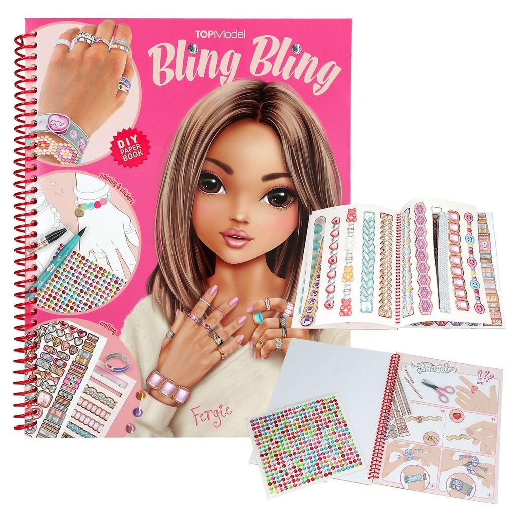 TopModel TOPModel Create your BLING BLING Malbuch, Schmuck Produktbild 