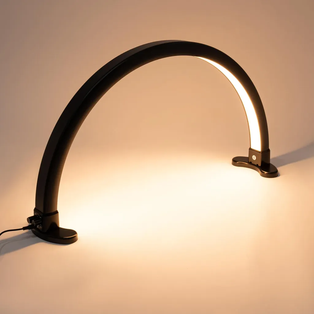 Lampe bureau noir avec variateur d'intensité et lumière modulable
