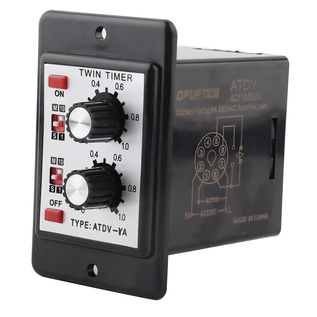 Przekaźnik czasowy Przekaźnik czasowy ATDVYA AC110v 220V Zdjęcie produktu 