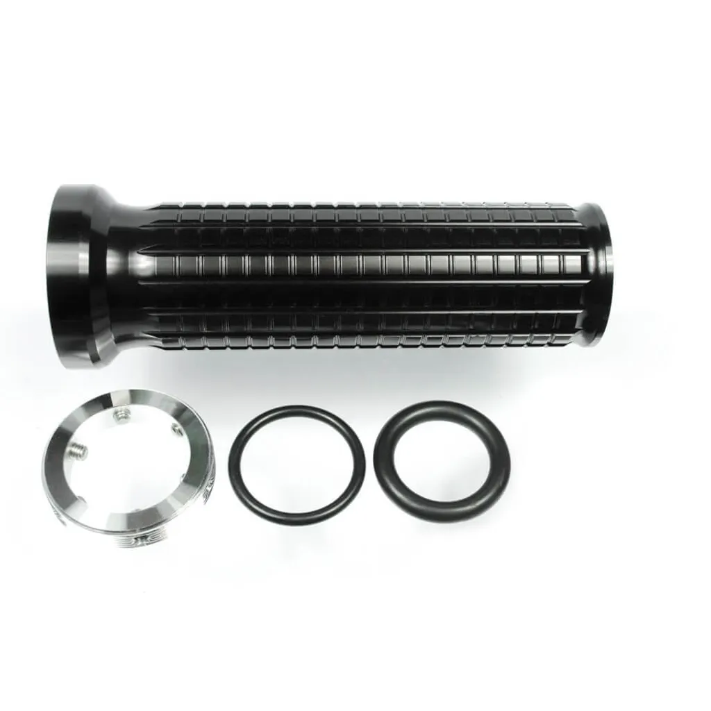 Poignées Mo-Grips Bl sans embouts - Grips vélo noirs haute performance