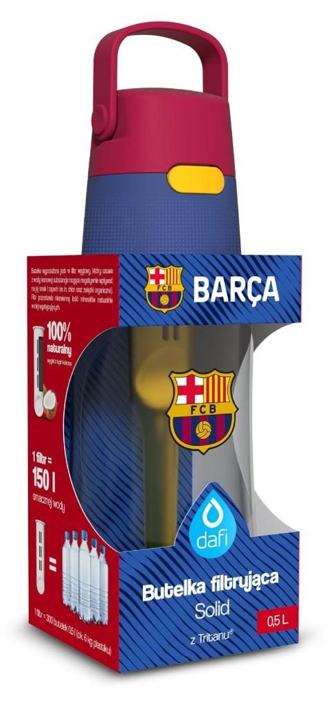 0,5l filtrační láhev s motivem FC Barcelona - bez BPA, Obrázek produktu 
