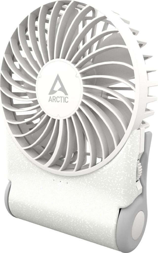ARCTIC Summair 2Go - Leistungsstarker Handventilator mit extralanger Akkulaufzeit, Weiß, 9,1 cm, 1 Lüfter, 77 h, Handventilator, 1 Stück(e)