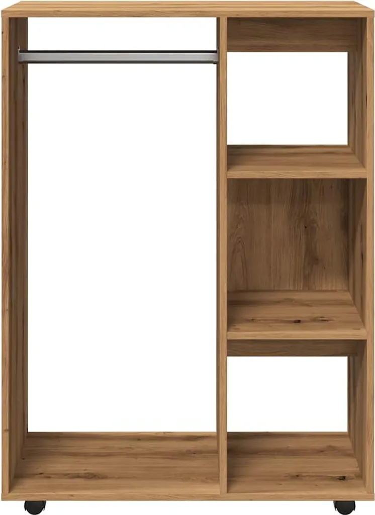 Scheda Tecnica Appendiabiti vidaXL 80x40x110 cm Rovere Artisan - 5