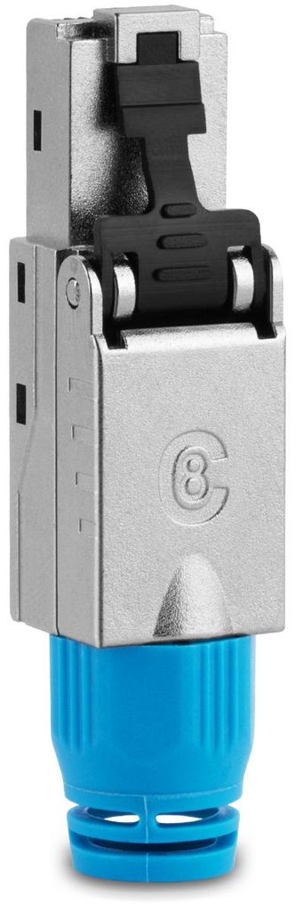 Netzwerkstecker RJ45 Stecker Cat8 CAT8.1 1x Steckverbinder werkzeuglos geschirmt