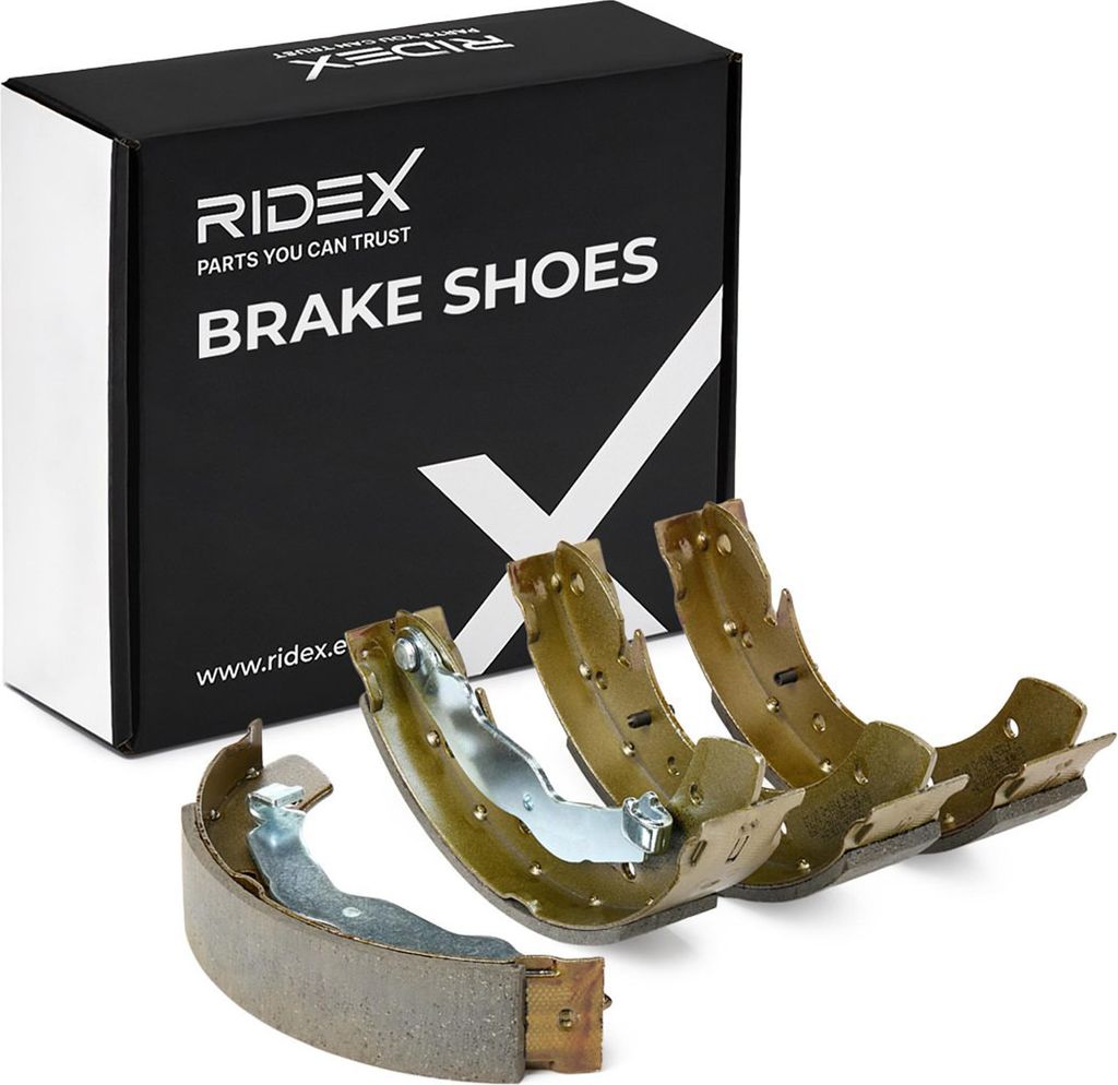 RIDEX Bremsbackensatz Trommelbremse Hinten für RENAULT Scénic I (JA0/1, FA0) 228,6mm 70B0190
