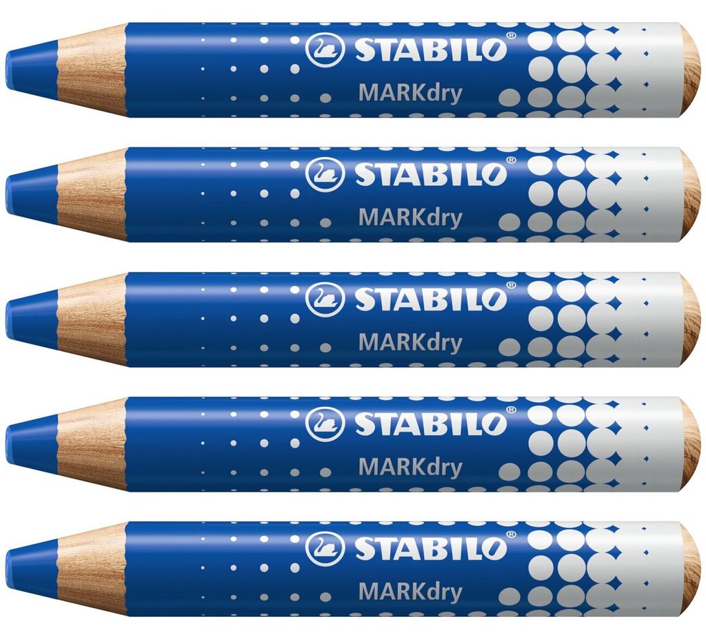 STABILO Whiteboard- und Flipchartmarker -  MARKdry - 5er Produktbild 