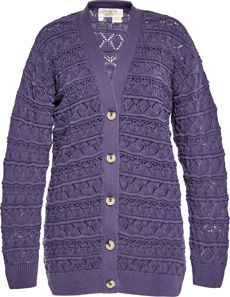 Gaya damen strickjacke - lila, L