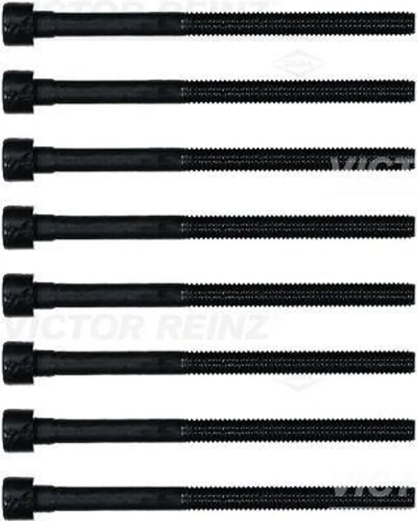 VICTOR REINZ 14-32366-01 Set di viti per testata OE 6822JC(8x) compatibile con C1, 108, Aygo, IQ, Yaris, FTO, Daily, Caribe, Octavia