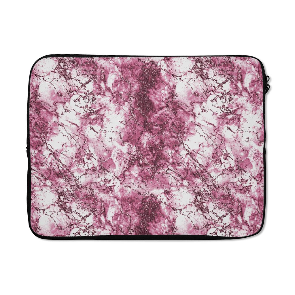 MuchoWow® Laptop Hülle 15 Zoll Marmor - Rosa - Luxus Produktbild 