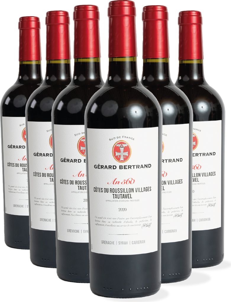 Héritage "An 560" rouge 2022 Tautavel Lot 6 Bouteilles 75cl