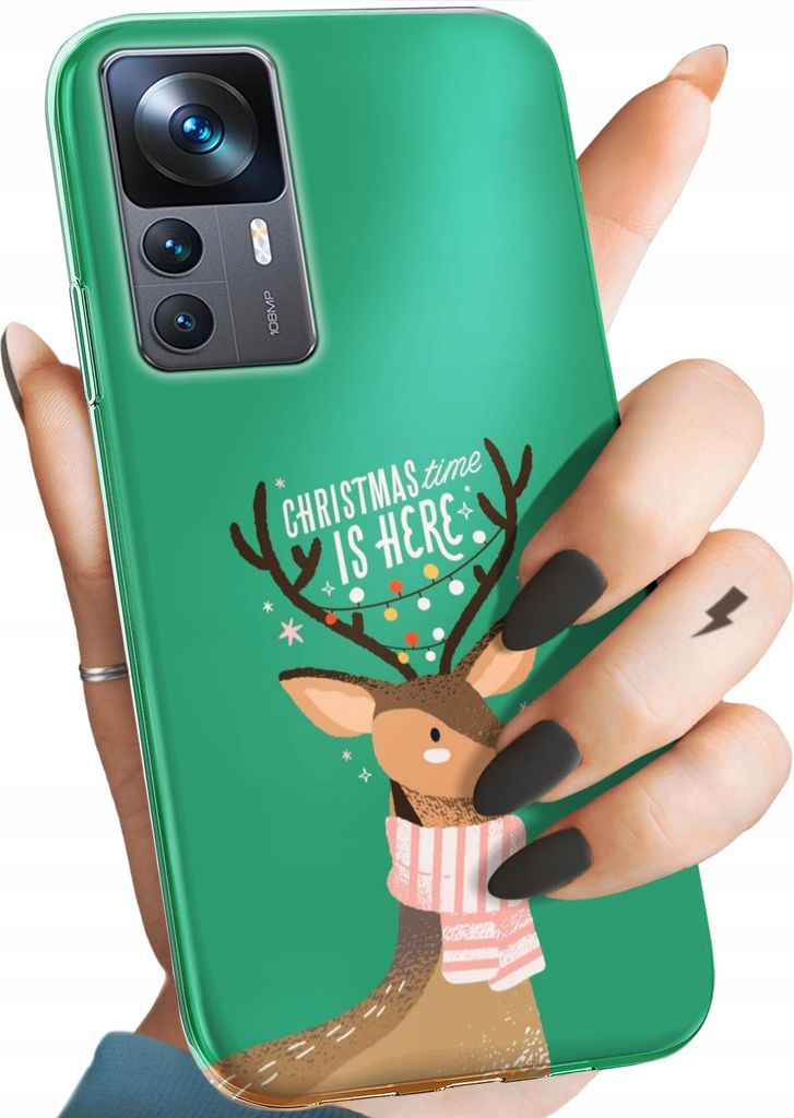 Bunt Hülle für XIAOMI 12T / 12T PRO Schutzhülle Handyhülle Handy TPU Silikon Case Slim Cover Case Weihnachten Rudolf