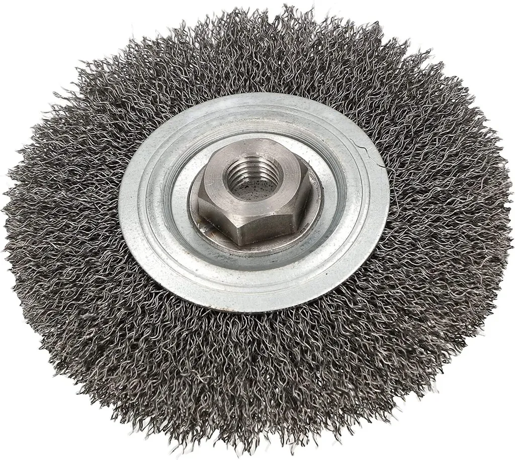 Spazzola a Disco KOTARBAU 120mm M14 - Filo Acciaio per Smerigliatrice