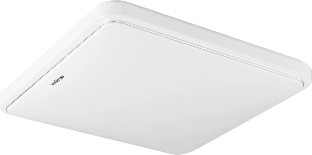Éclairage plafond LED 28W blanc 33cm carré pour cuisine ou bureau SOLA