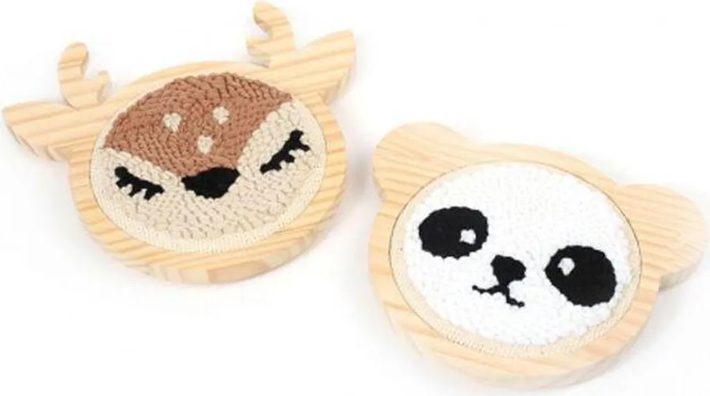 Activité Créative Punch Needle Biche - Kit DIY Idéal pour Débutants