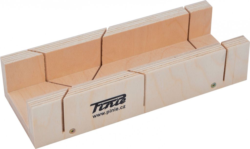 Gehrungsschneidlade aus Birkensperrholz 240x60x35 mm