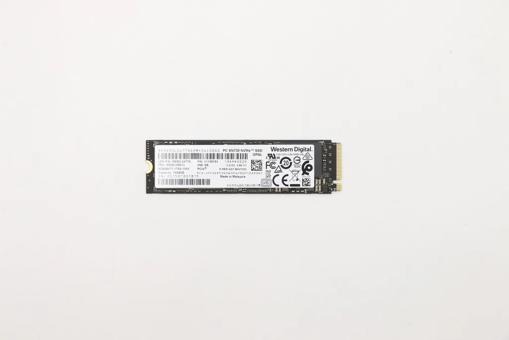 Disque SSD M.2 Lenovo 1000 Go NVMe PCIe 3.0 pour PC et Portable